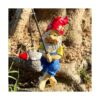 Estatua de gnomo de pesca estatua de jardín de gnomo de_3