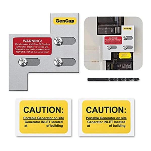 GenCap Kit de bloqueo de generador compatible con paneles