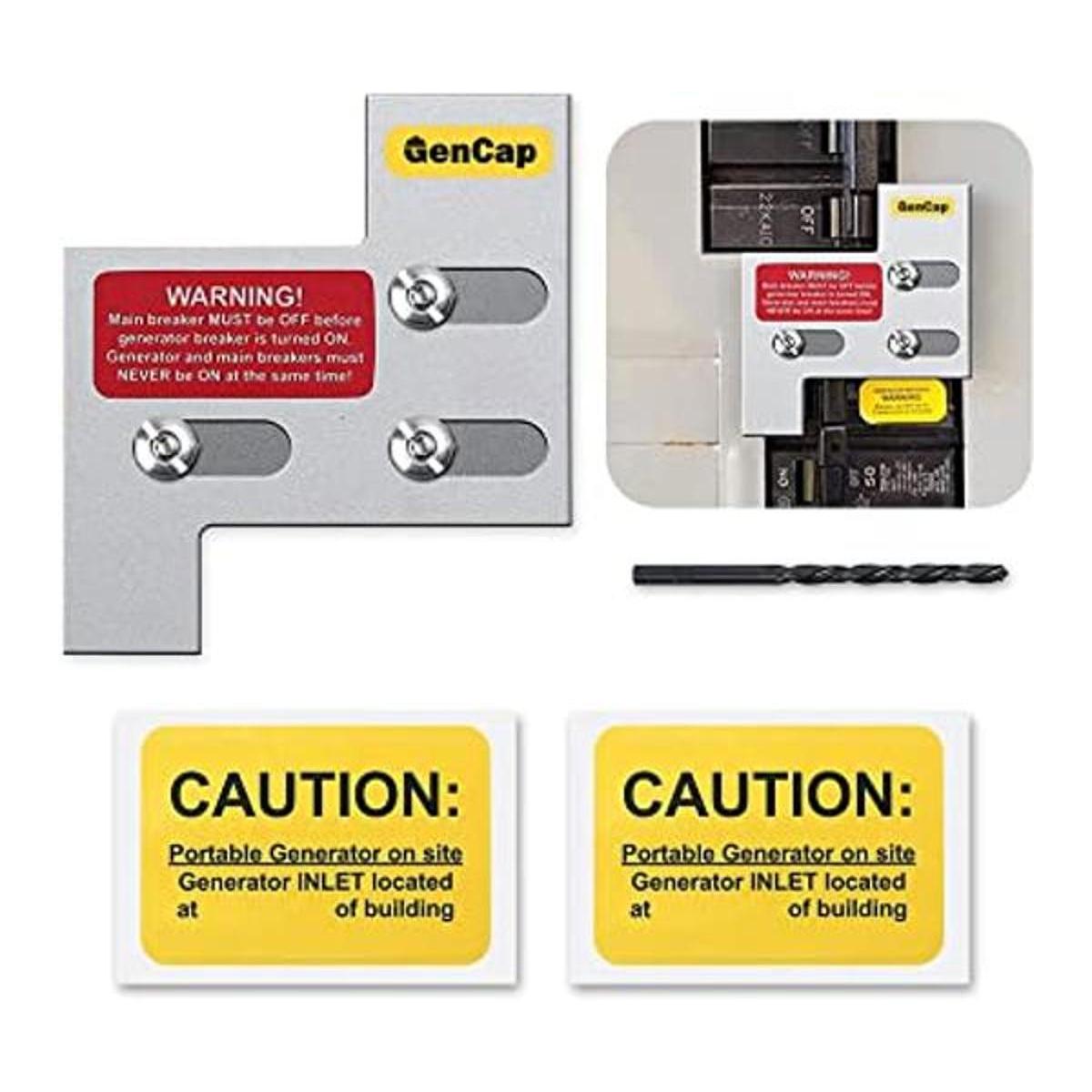 GenCap Kit de bloqueo de generador compatible con paneles