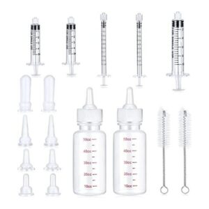 Kit de 17 biberones de lactancia para mascotas incluye 2