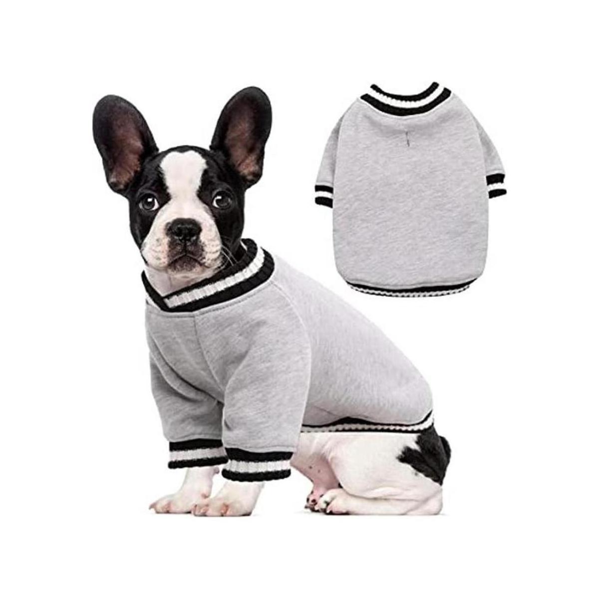FUAMEY Suéter sin botones para perro abrigo de invierno