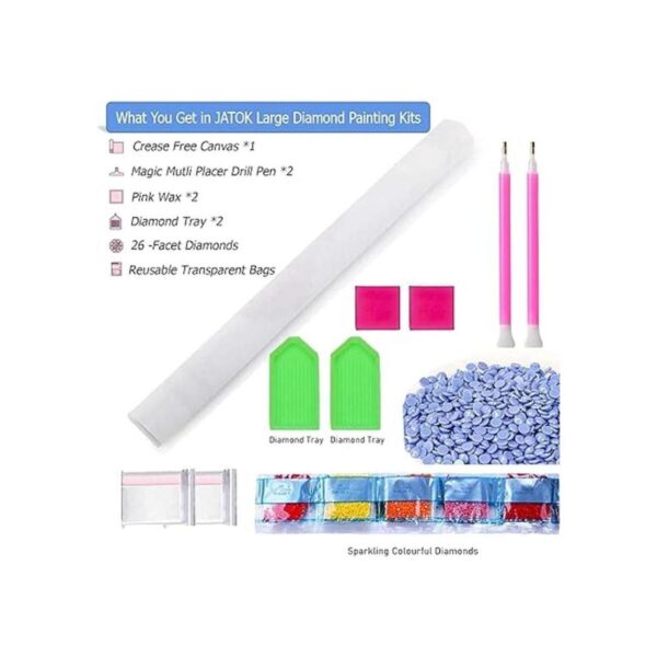 JATOK Kits de pintura de diamantes 5D para adultos 35.5 x