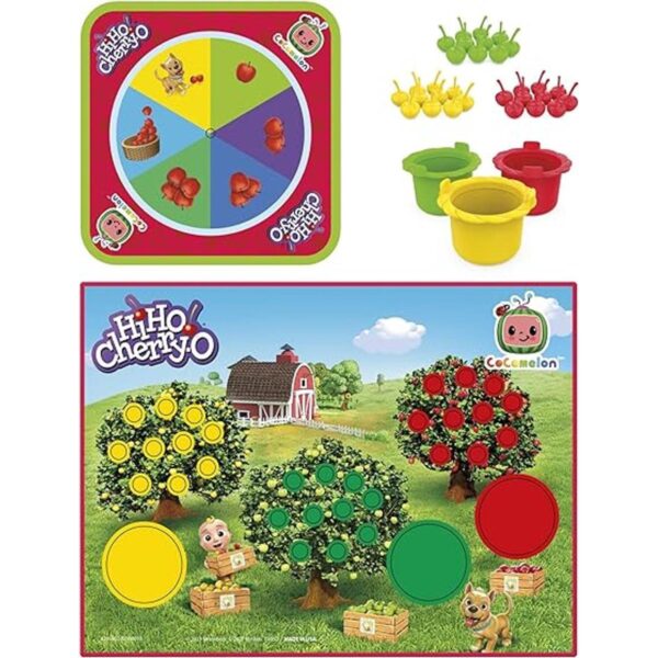 Hi Ho CherryO CoComelon Edition juego de mesa conteo_3
