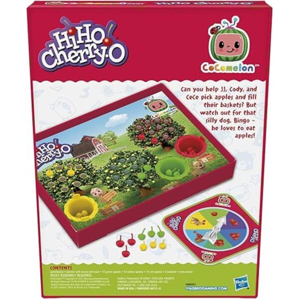 Hi Ho CherryO CoComelon Edition juego de mesa conteo_5