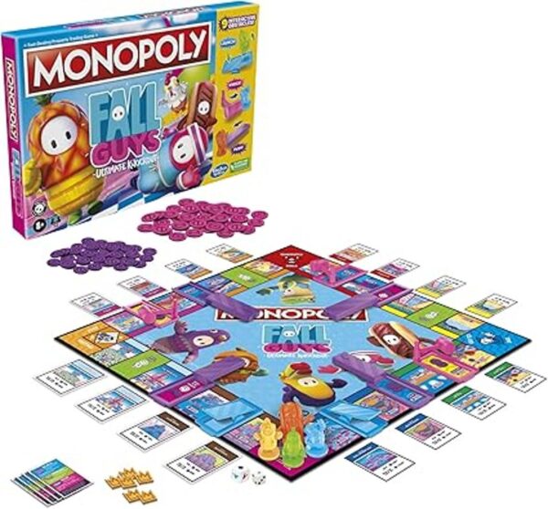 MONOPOLY Fall Guys Ultimate Knockout Edition Juego de mesa_4