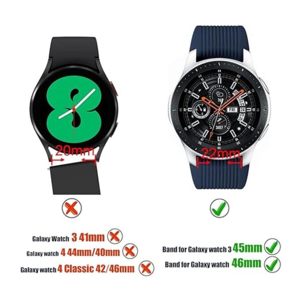 Easuny Compatible con Samsung Galaxy Watch 3 de 1.57_2