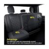LUCKYMAN CLUB F150 Fundas de asiento trasero solo J03Q3_3