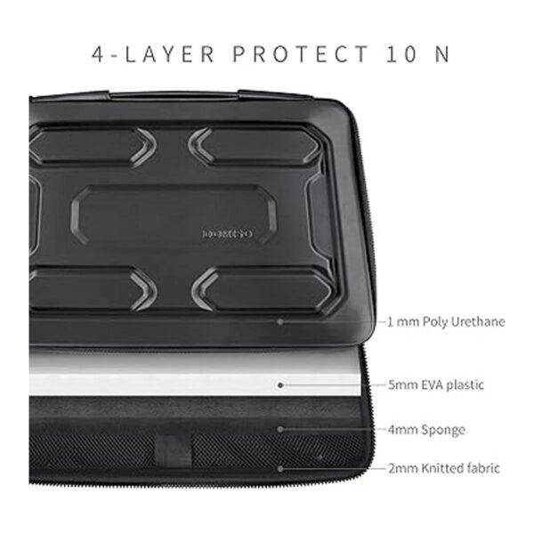 DOMISO Funda para laptop de 13.3 pulgadas con asa bolsa_5