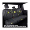 LUCKYMAN CLUB F150 Fundas de asiento trasero solo J03Q3_2