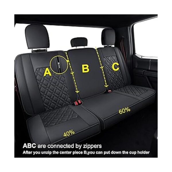 LUCKYMAN CLUB F150 Fundas de asiento trasero solo J03Q3_2