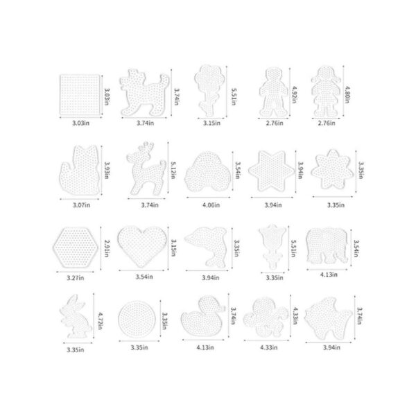 20 unidades de perlas de fusibles 0.197 in de cuentas de