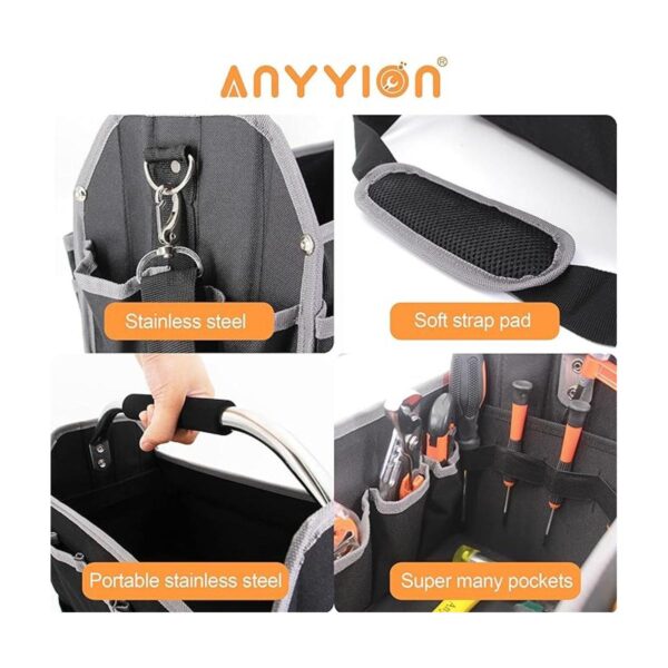 Anyyion Bolsa de herramientas de 16.5 pulgadas bolsa de_6