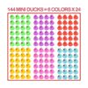 Paquete de 144 mini patos de baño mini juguete de baño de_2