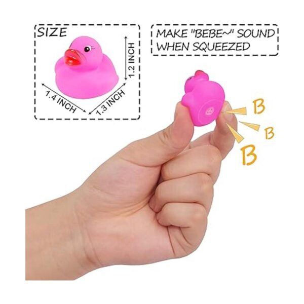 Paquete de 144 mini patos de baño mini juguete de baño de_3
