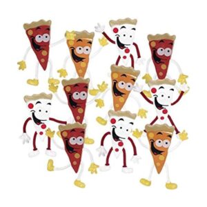 ArtCreativity Figuras de pizza flexibles juego de 12_1