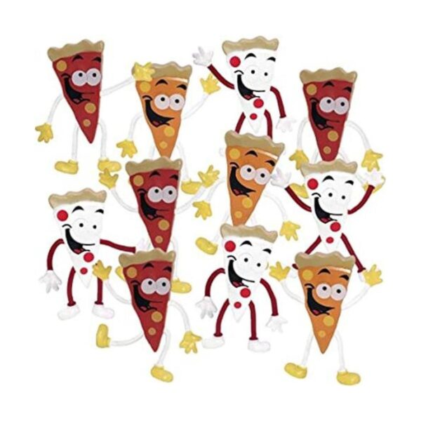 ArtCreativity Figuras de pizza flexibles juego de 12_1