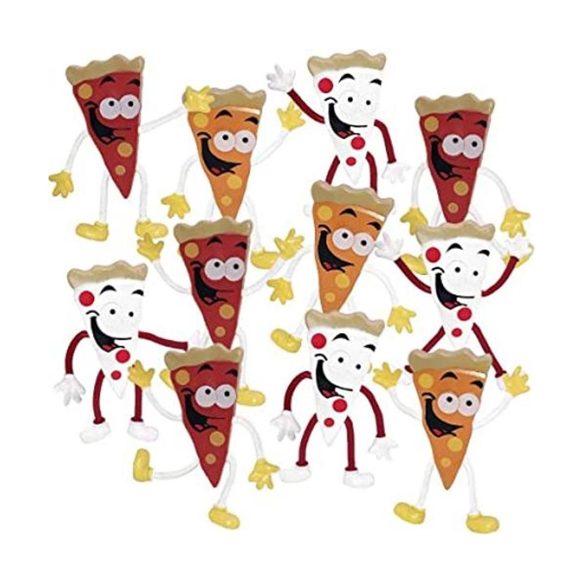 ArtCreativity Figuras de pizza flexibles juego de 12