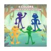 ArtCreativity Figuras de rana flexible juego de 12_4