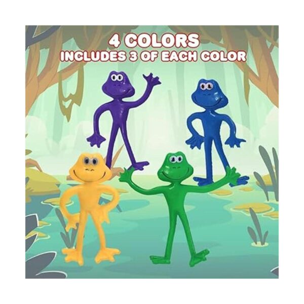 ArtCreativity Figuras de rana flexible juego de 12_4