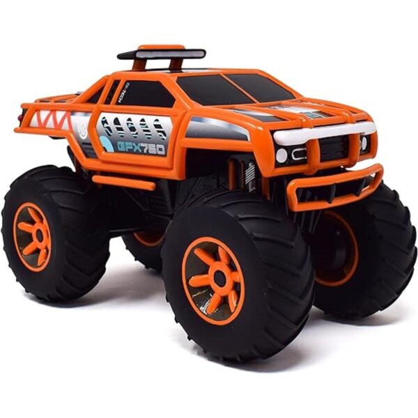 Monster Truck Vehículo motorizado naranja con luces y_1