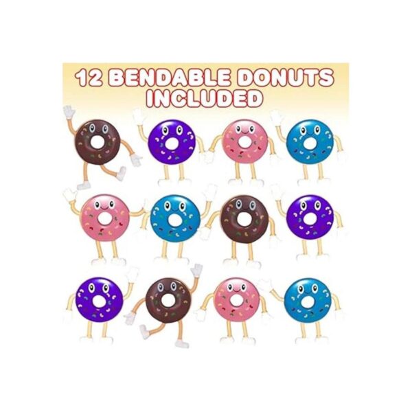 ArtCreativity Figuras de donas flexibles juego de 12_2