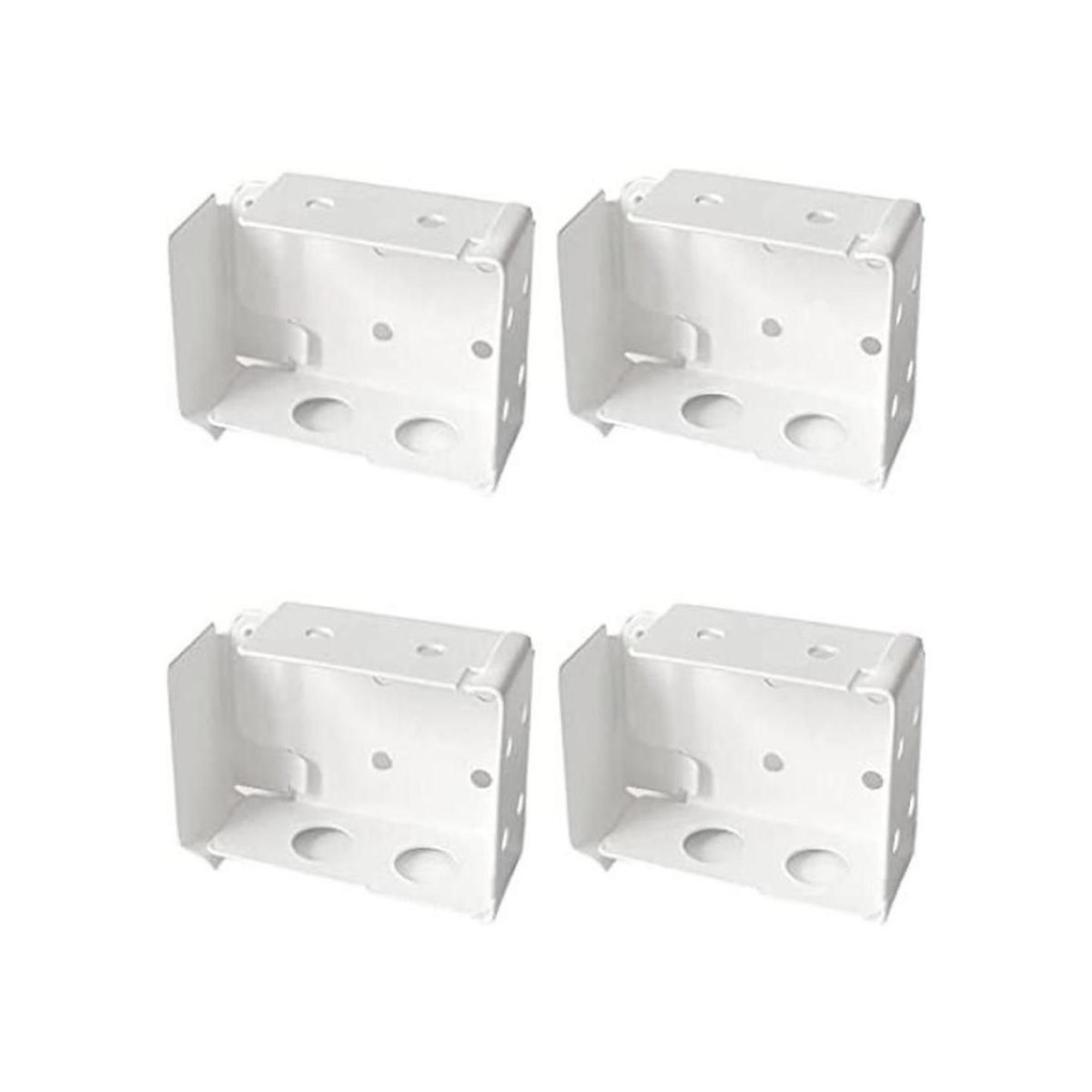 4 piezas de soporte de montaje en caja 2 juegos para