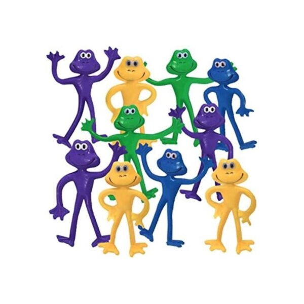 ArtCreativity Figuras de rana flexible juego de 12_1