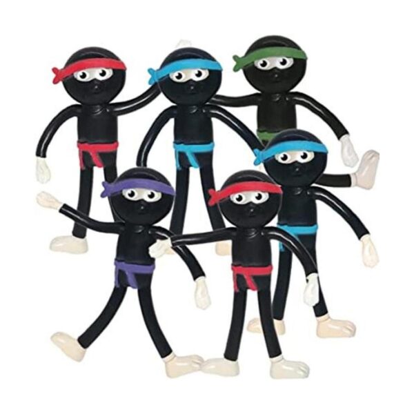 ArtCreativity Figuras de Ninja flexibles juego de 12_1