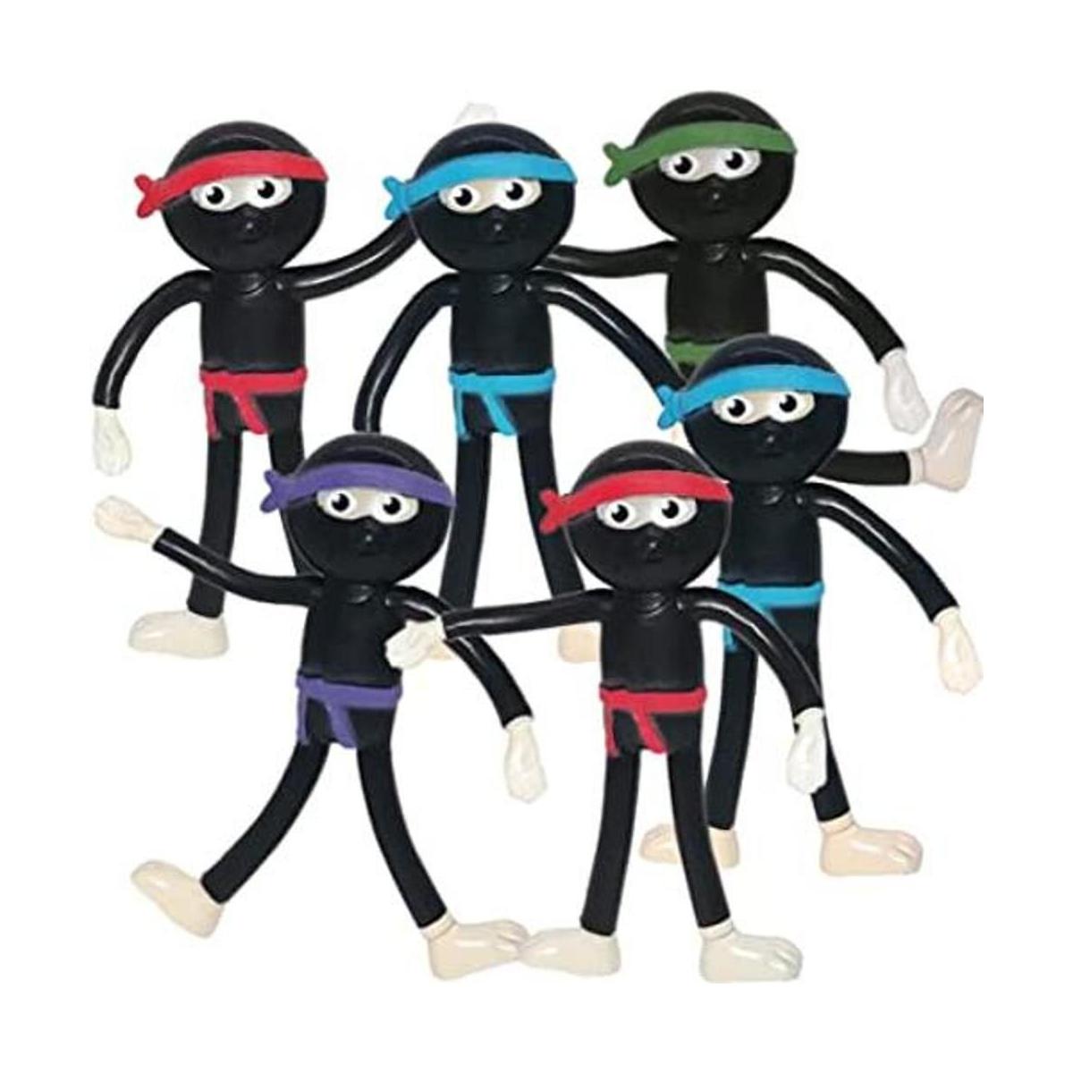 ArtCreativity Figuras de Ninja flexibles juego de 12