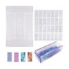 FineGood Pack de 2 moldes de resina moldes de resina de