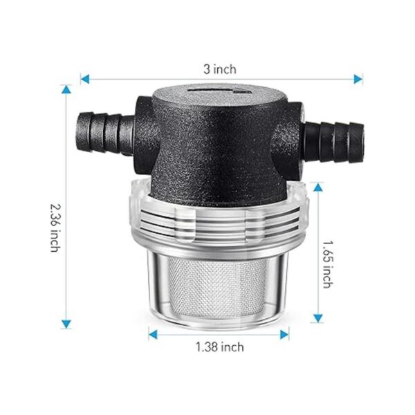 Colador de bomba de agua de 12 pulgadas compatible con