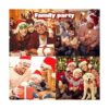 Halovin 20 marcos de anteojos de Navidad para niños