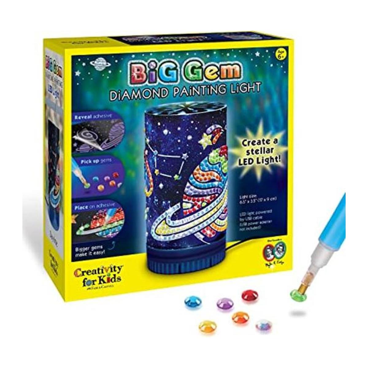 Creativity for Kids Big Gem Diamond Painting Light Juego