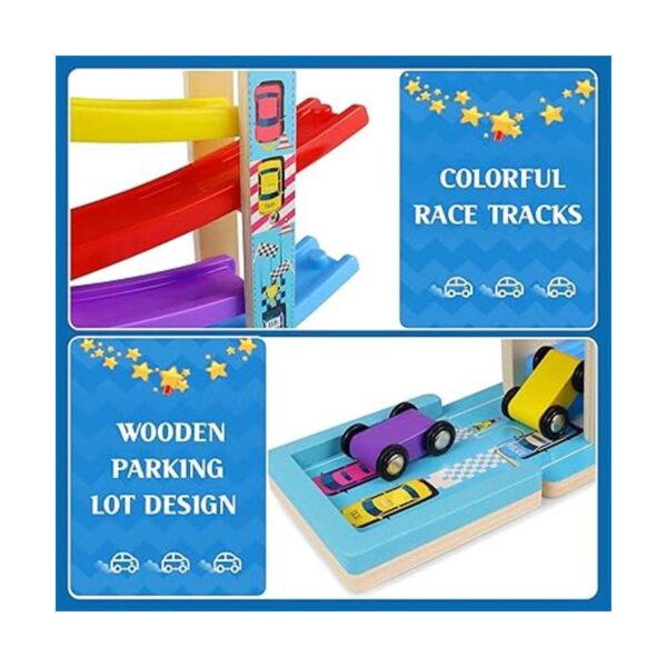 Juguetes Montessori para niños pequeños juguete de pista_4