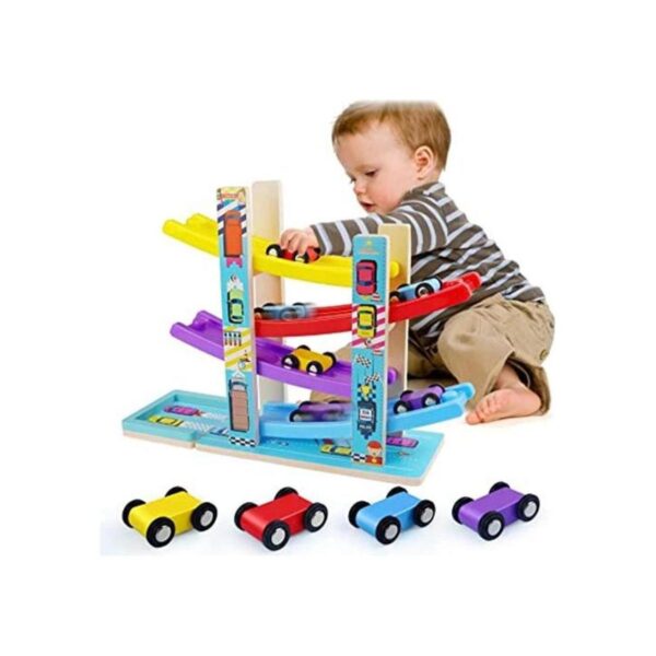Juguetes Montessori para niños pequeños juguete de pista_1