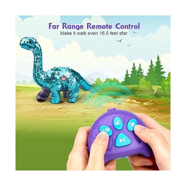 Juguete reversible de lentejuelas con control remoto para_6