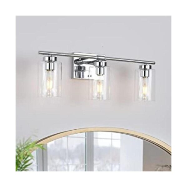 KOSTOMO Lámpara de pared cromada de 3 luces lámpara de_1