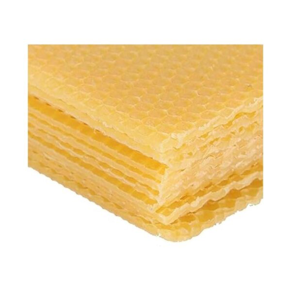 Juego de 10 hojas de cera de abeja natural de cera de