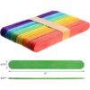 Okllen Paquete de 1000 palos de manualidades de colores_2
