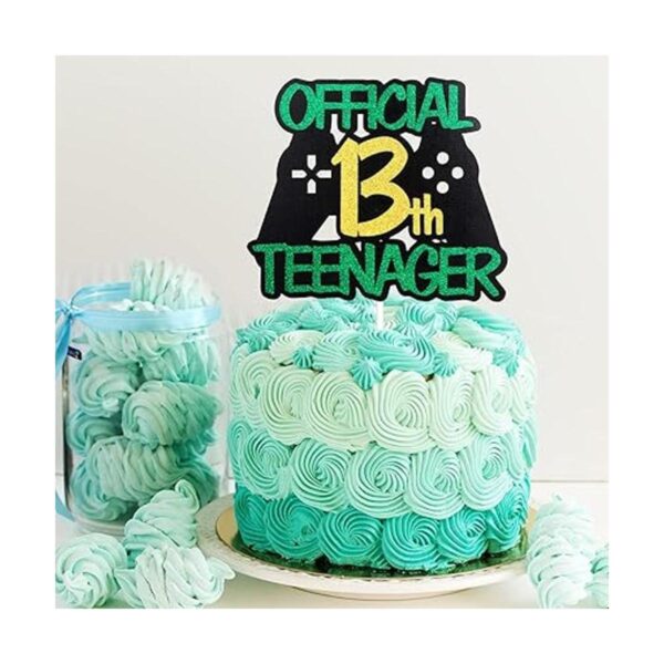 Decoración oficial para tarta de cumpleaños de 13 años_3
