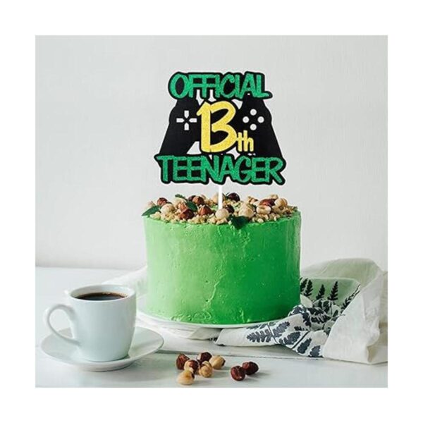 Decoración oficial para tarta de cumpleaños de 13 años_4