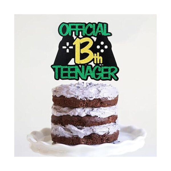 Decoración oficial para tarta de cumpleaños de 13 años_2