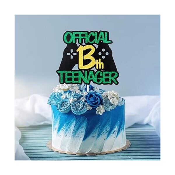 Decoración oficial para tarta de cumpleaños de 13 años_6