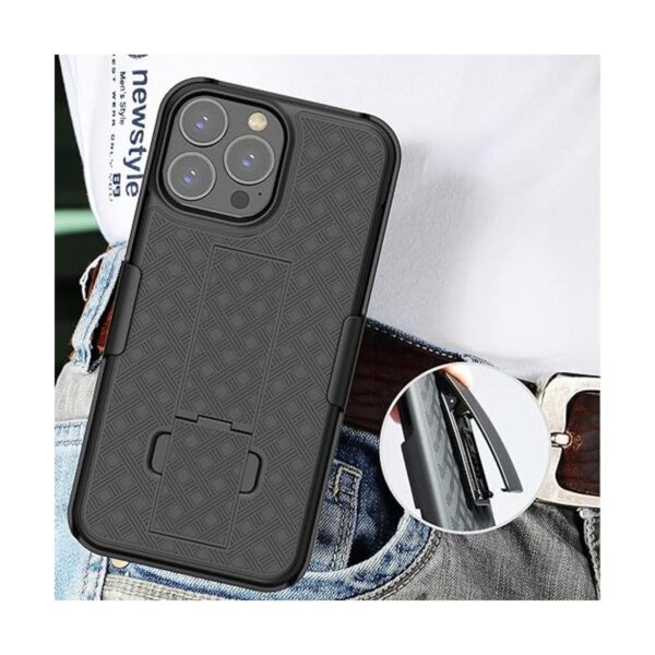 HIDAHE Compatible con iPhone 13 Pro Max Combo Shell_3