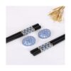 Palillos reutilizables estilo japonés ligero 2 pares de_2