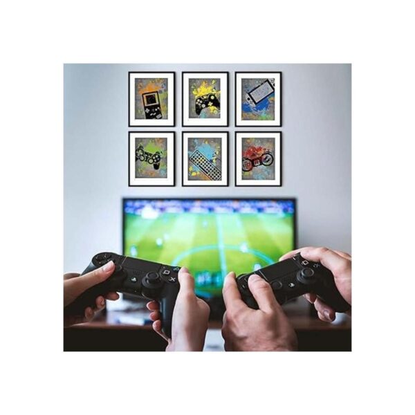 Juego de 6 lienzos con diseño de videojuegos para_2