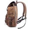 HuaChen Mochila de cuero para hombre mochila de hombro de_6
