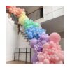 Globos de colores macarrón de 144 piezas de tamaño mixto_3
