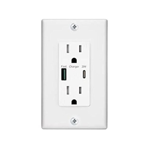 Luxtronic Toma de pared USB de carga rápida receptáculos_1