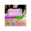 Juego de 8 moldes de goma de silicona de oso de caramelo_6